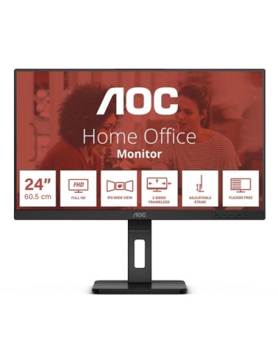 AOC LED Monitor 23.8" Wide 24E3QAF IPS 1920x1080 4ms