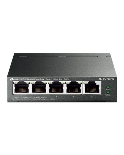 TP-Link TL-SG105PE 5-Port Gigabit Desktop Switch with 4-Port PoE+