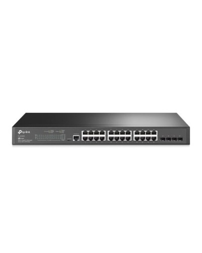 TP-Link SG3428 24-Port Gigabit L2+ Managed Switch with 4 SFP Slots, RJ45/Micro-USB Console Port, 1U 19-inch Rackmount, Omada SDN