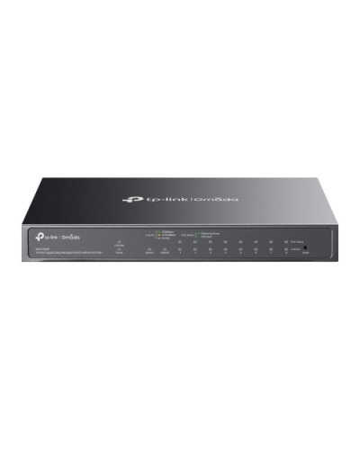 TP-Link Omada ES210GMP 10-Port Gigabit Desktop Easy Managed PoE+ Switch