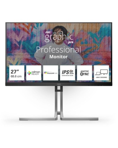 AOC Graphic Pro LED 27" Wide Q27U3CV IPS Monitor