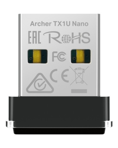 TP-LINK Archer TX1U Nano Network Adapter 300Mbps, 2T2R, 2.4GHz, 802.11b/g/n, USB Cable, 2 Fixed Antennas