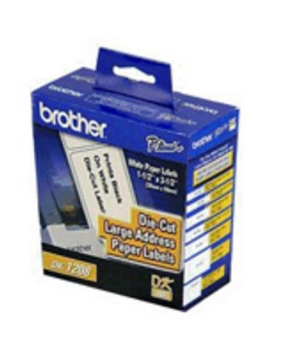 BROTHER DK-11208 LABELS 400PCS 38x90mm ADHESIVE FOR QL-500 QL-550 QL-560 QL-570 QL-700 QL-710W QL-800 QL-810W