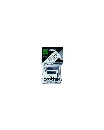 BROTHER MK-221BZ 9mm 8m Black on White Tape