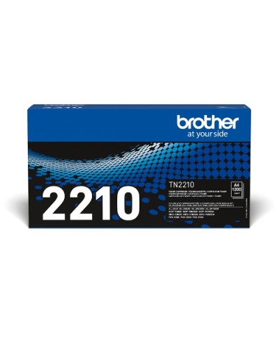 BROTHER TN-2210 Black Toner 1200 Pages - HL-2240D HL-2250DN MFC-7360N MFC-7460DN MFC-7860DW DCP-7065DN FAX-2840 FAX-2845