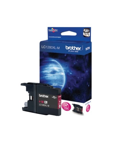 BROTHER LC-1280XLM Magenta Ink Cartridge (1200 Page Yield) - Compatible with MFC-J6510DW, MFC-J6910DW, MFC-J5910DW