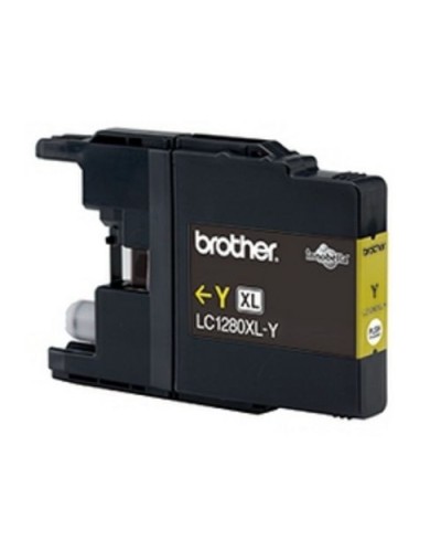 BROTHER LC-1280XLY Yellow Ink Cartridge 1200 Pages - Compatible with MFC-J6510DW MFC-J6910DW MFC-J5910DW