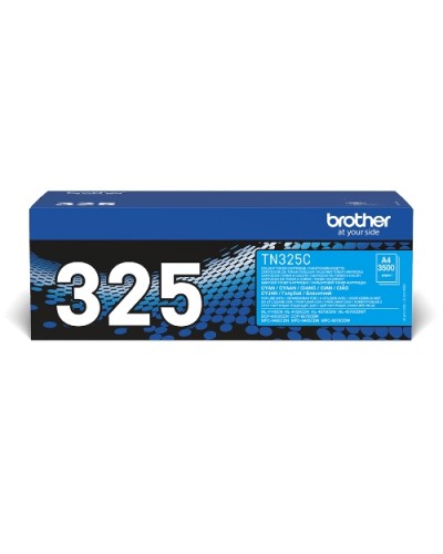 BROTHER TN325C Cyan Toner - 3,500 Pages - MFC-9440CN MFC-9840CDW DCP-9040CN HL-4140CN DCP-9055CDN