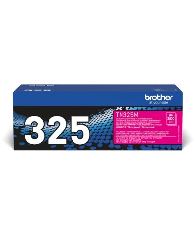 BROTHER TN325M Magenta Toner Cartridge - 3,500 Pages