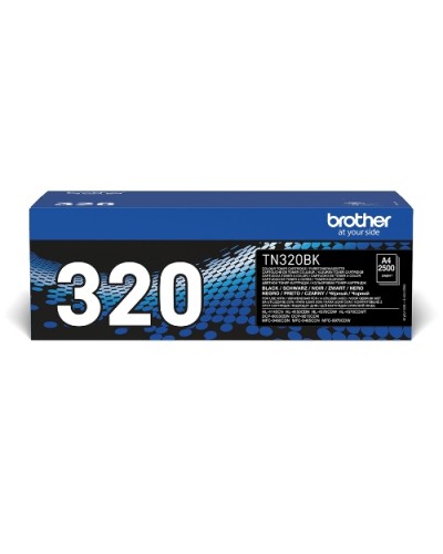 BROTHER TN-320BK Black Toner 2500 Page Yield for DCP-9055CDN DCP-9270CDN MFC-9460CDN MFC-9465CDN MFC-9970CDW HL-4140CN HL-4150CD