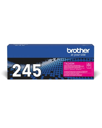 BROTHER TN-245M Magenta Toner Cartridge - 2200 Pages - Compatible with MFC-9330CDW HL-3150CDW HL-3140CW HL-3170CDW MFC-9340CDW D