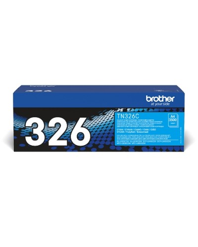BROTHER TN326C Cyan Toner 3500 Pages - HL-L8250CDN DCP-L8400CDN MFC-L8650CDW HL-L8350CDW DCP-L8450CDW MFC-L8850CDW