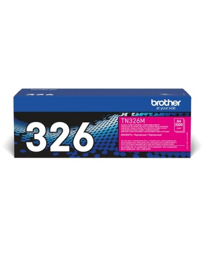 BROTHER TN326M Magenta Toner 3500 Pages - HL-L8250CDN DCP-L8400CDN MFC-L8650CDW HL-L8350CDW DCP-L8450CDW MFC-L8850CDW