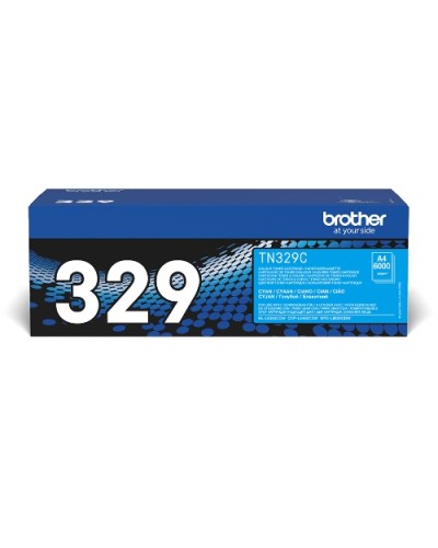Brother TN329C Cyan Toner 6000 Pages - DCP-L8450 HL-L8350 MFC-8850