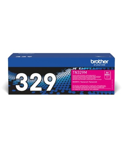 BROTHER TN329M Magenta Toner Cartridge (6000 Pages) - DCP-L8450, HL-L8350, MFC-8850