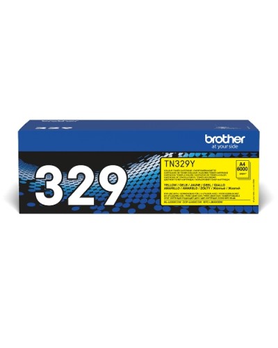 BROTHER TN329Y Yellow Toner 6000 Pages for DCP-L8450 HL-L8350 MFC-8850