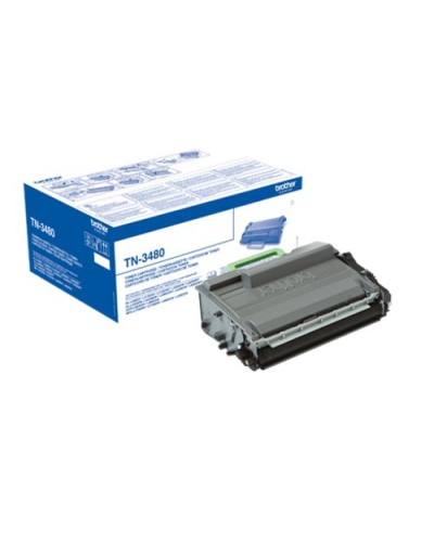 BROTHER TN-3480 Black Toner Cartridge 8,000 Pages - DCP L5500 L6600 HL L5000 L5100 L6400 L5200 L6300 MFC L5700 L5750 L6800 L6900