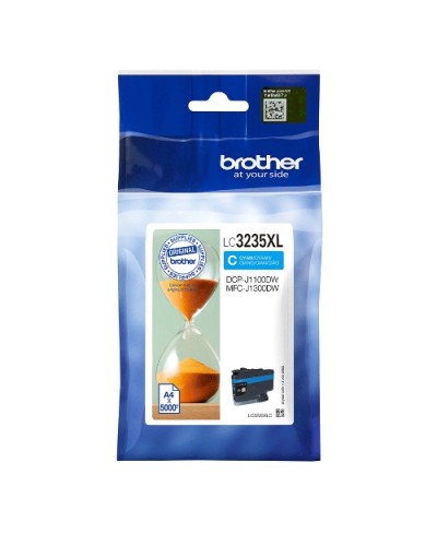 BROTHER LC-3235XLC Cyan XL Ink Cartridge 5000 Page Yield - Compatible with MFC-J1300DW DCP-J1100DW