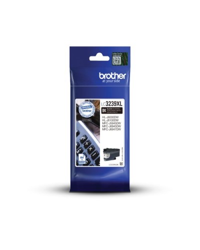 BROTHER LC-3239XLBK Black XL Ink Cartridge (6000 Pages) - Compatible with MFC-J5945DW, MFC-J6945DW, HL-J6000DW, MFC-J6947DW, HL-