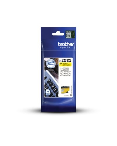 BROTHER LC-3239XLY Yellow XL Ink Cartridge - 5000 Pages - Compatible with MFC-J5945DW, MFC-J6945DW, HL-J6000DW, MFC-J6947DW, HL-