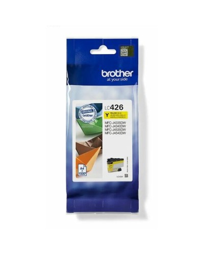 BROTHER LC-426Y Yellow Ink Cartridge - 1500 Pages - For MFC-J4340DW, MFC-J4540DWXL, MFC-J4335DWXL, MFC-J4535DWXL