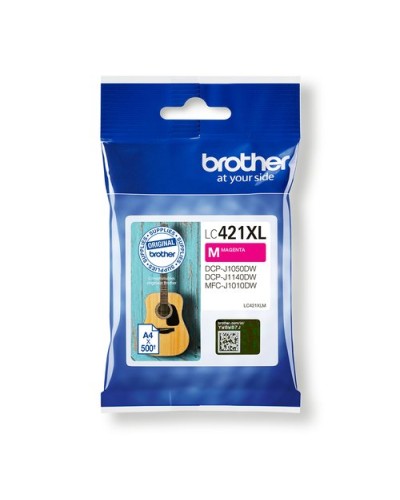 BROTHER LC-421XLM Magenta Ink Cartridge (500 Pages) - DCP-J1050DW MFC-J1010DW