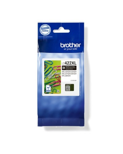 BROTHER LC-422XLBK Black Ink Cartridge 3000 Pages XL MFC-J5340DW MFC-J5740DW MFC-J6540DW MFC-J6940DW