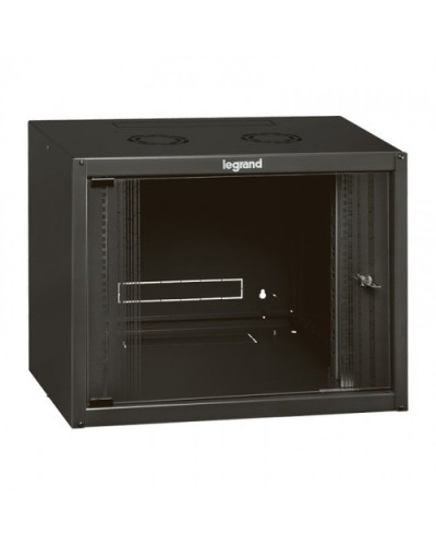 LEGRAND 6U Wall-Mounted Cabinet 358x600x450 Glass Door RAL 7016