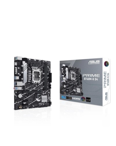 ASUS Prime B760M-K D4 LGA1700 (RAPTOR LAKE) Motherboard