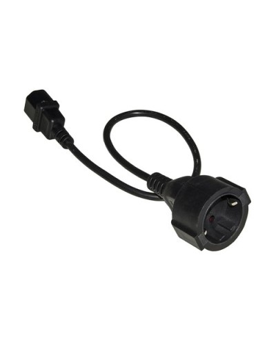 SCHUKO Female to IEC C14 Male Power Adapter Cable - 50cm LKADSK05