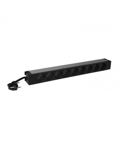 LEGRAND 19" Power Strip - 9 German Outlets - Toolless Mounting
