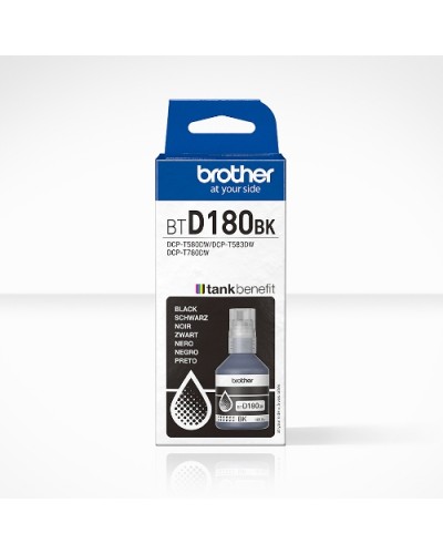 INK BROTHER BTD180BK Black 7,500 Page Bottle