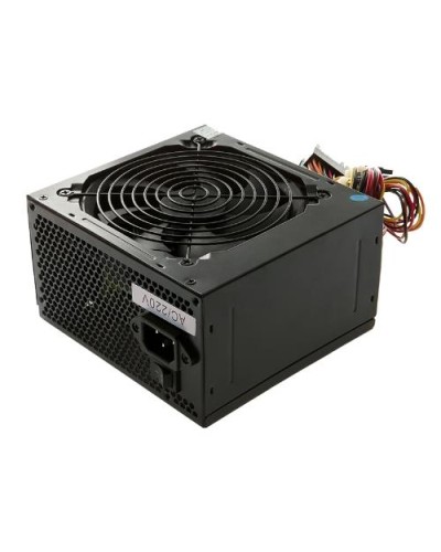 ITEK 500W ATX Power Supply - 2 SATA Connectors - 20+4 Pin Adapter - Black