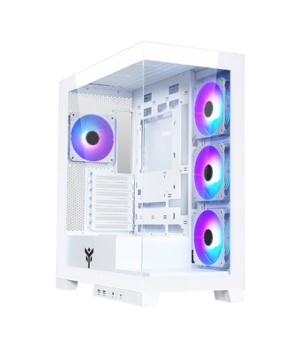 ITEK SHOWBUI 45W Gaming Tower - White Edition