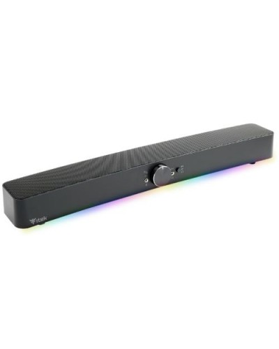 ITEK S100 Gaming Soundbar - RGB with ON-OFF Button, Bluetooth, 2x3.5mm Jack, Mic & Headphone Output - ITSDS100