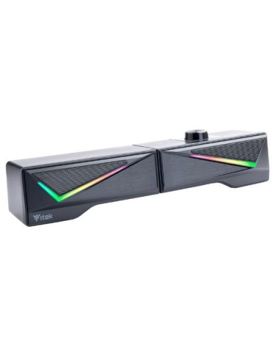 ITEK S101 GAMING SOUNDBAR - RGB, ON/OFF BUTTON, BLUETOOTH, 3.5mm Jack, TOUCH CONTROL - SINGLE OR 2.0 MODE - ITSDS101