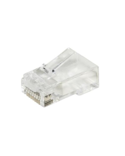 PLUG LINK 100-PACK 8P CAT6 UTP UNSHIELDED RJ45 CONNECTORS FOR FLEXIBLE CABLE - LKPL86F