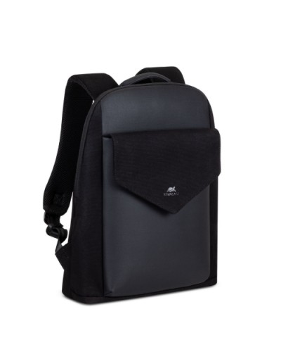 RIVACASE CARDIFF Canvas Urban Backpack 14" - BLACK - R8524B