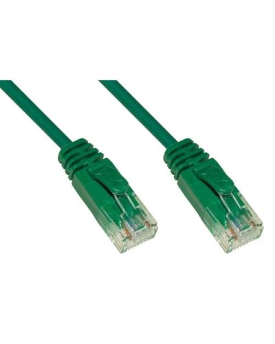 CATEGORY 6 UTP UNSHIELDED NETWORK CABLE GREEN HALOGEN FREE 1 METER SLIM LK6U010VS