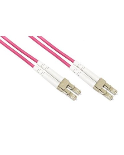 LC to LC Multimode Duplex OM4 50/125 0.5M Fiber Optic Cable Bending Insensitive LSZH - LKLCLC45005B