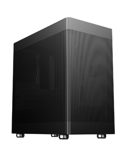 ITEK PROMESH 35B Gaming Office Mini Tower Case - mATX, Type-C, Mesh Sides - ITGCAPM35B