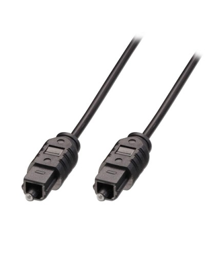 LINDY Audio SPDIF Digital Optical TosLink Cable, 1M, Black - 35211