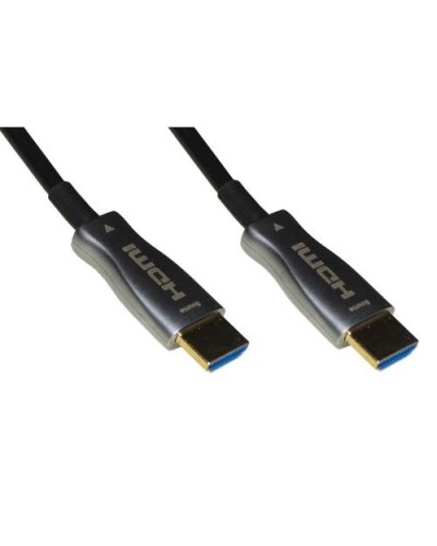 LINK HDMI 2.0 to HDMI Cable, M/M, 20M, AOC Hybrid Fiber Optic, HDCP, ARC, EDID 4K - 60Hz, 4:4:4, Black, LKCHD20F