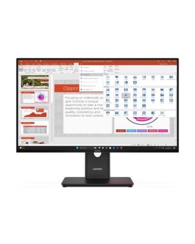 LENOVO T27-40 64A5MAT6EU 27" MONITOR PIVOT IPS/FHD/VGA,HDMI,DP,USB-C (15W)