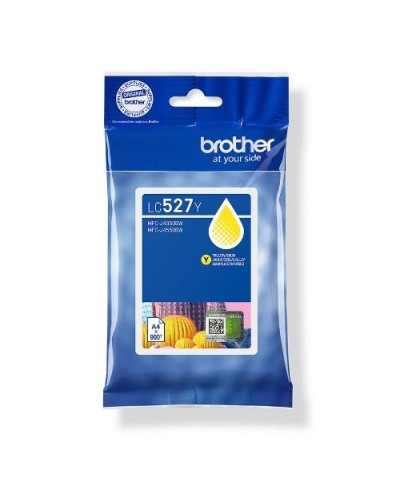 BROTHER LC-527Y Yellow Ink Cartridge 900 Pages