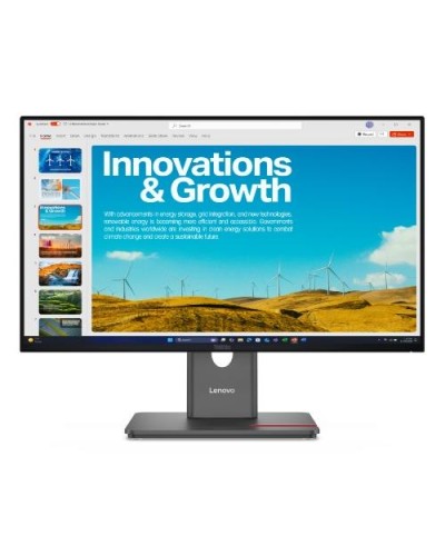MONITOR LENOVO P24QD-40 64B1GAT1EU 23,8" IPS/QHD/HDMI,DP,USB-C (140W) + USB-C (15W)/Ethernet/Daisy chain/PIVOT