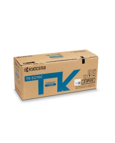 KYOCERA TK-5270C Cyan Toner 6,000 Pages for M6230cidn M6630cidn P6230cdn