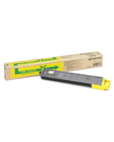 KYOCERA TK-8325Y Yellow Toner 12,000 Page Yield for TASKalfa 2551ci