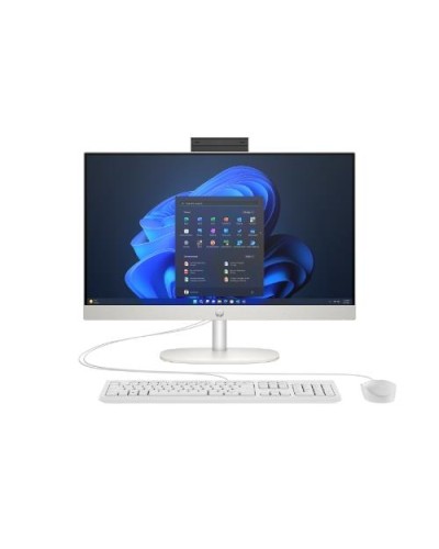 HP ProOne 240 G10 All-in-One Desktop - 23.8" i7-1355U 16GB 512GB SSD WiFi Keyboard Mouse W11P - White - 2 Year On-Site NBD Warra
