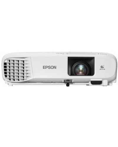 EPSON EB-W49 LCD Projector WXGA 3800lm 16000:1 17000h Lamp 5W Speaker LAN HDMI VGA USB 2.0 2.7kg